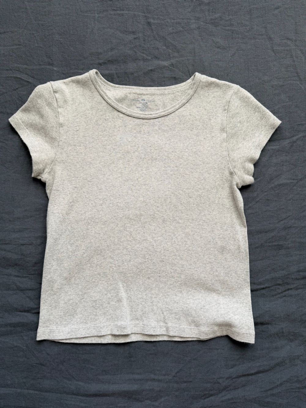 Brandy Melville Light Heather Gray Short Sleeve Tee